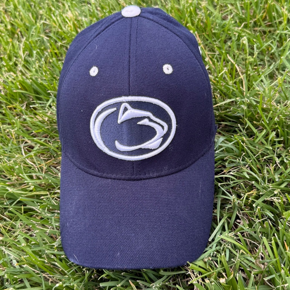 Penn‎ State Nittany Lions Hat Top of the World Navy Blue One Fit Stretch Cap PSU